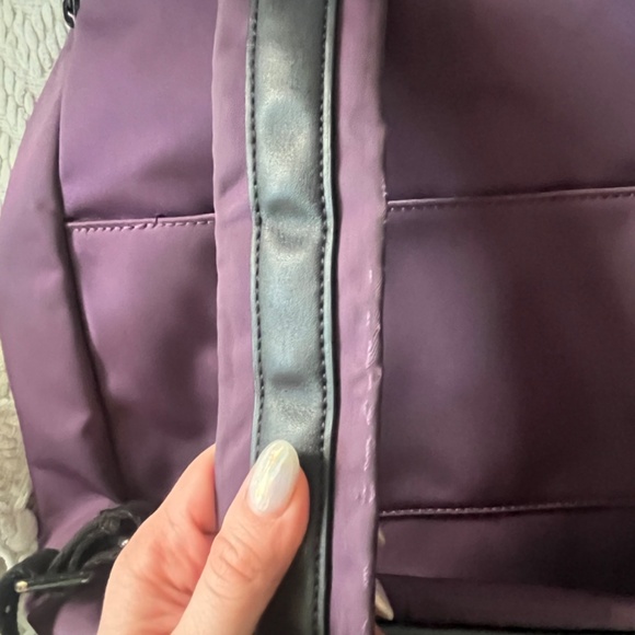 AWAY x Code with Klossy Travel Backpack in Pixel Purple (Limited Edition) - Picture 8 of 10